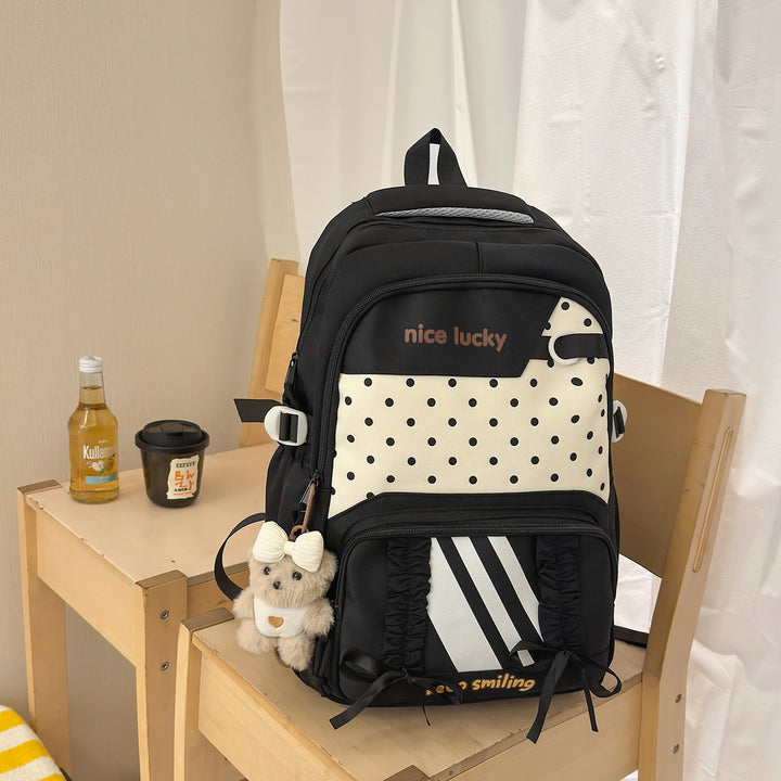 Stylischer multifunktionaler Rucksack mit niedlichen Charms Karnz