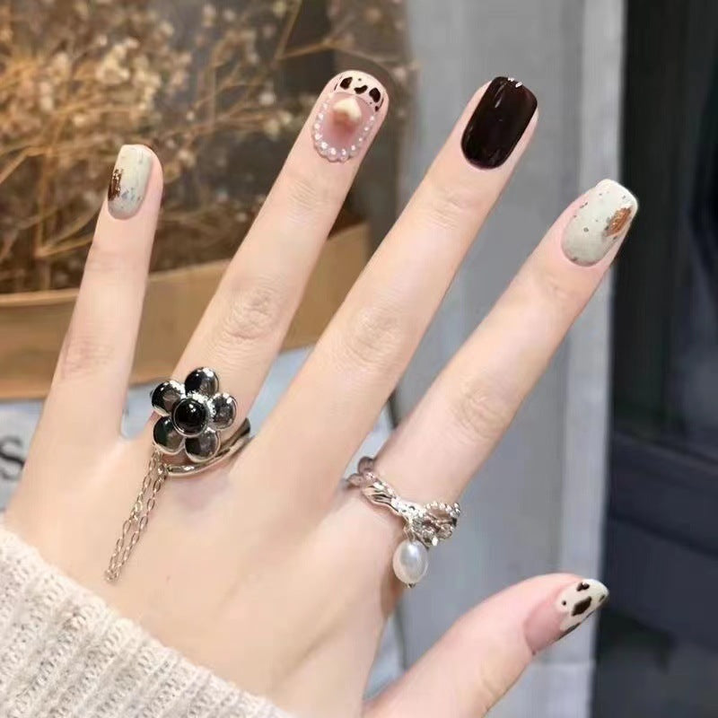 Künstlerisches Harz Press-On Nagelset