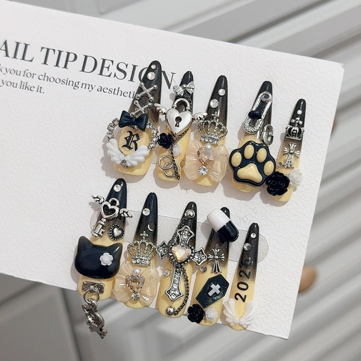 Dekoratives thematisches Nageldesign-Set