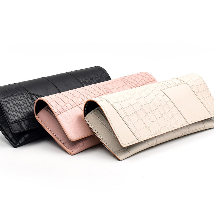Luxus Krokodilleder Prägung Clutch Geldbörse Karnz
