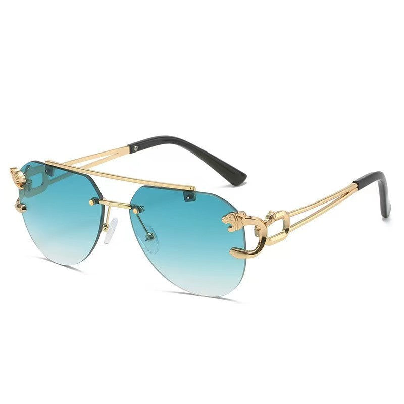 Damen Designer Sonnenbrille mit einzigartigem tierischen Akzent Karnz