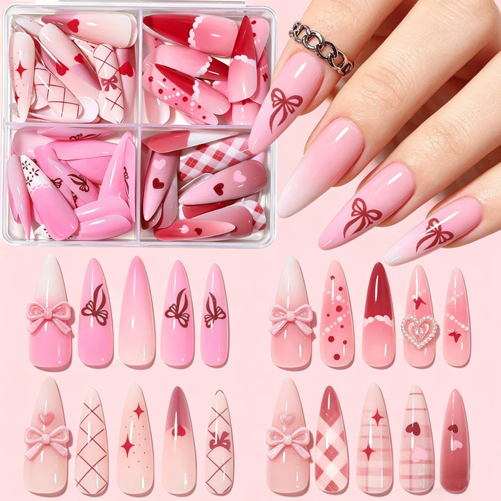 Dekoratives Press-On Nagelkunst Set Karnz 1787228515