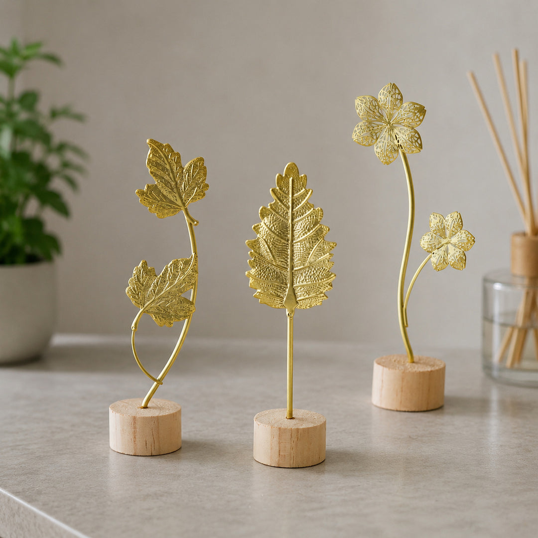 Florale Skulptur Dekor