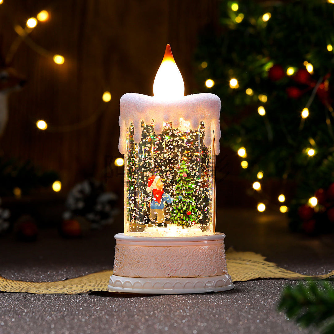 Dekorative Leuchtende Weihnachts-Telefonbox Schüssel