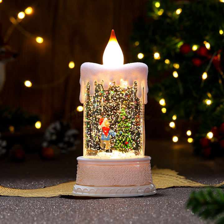 Dekorative Leuchtende Weihnachts-Telefonbox Schüssel