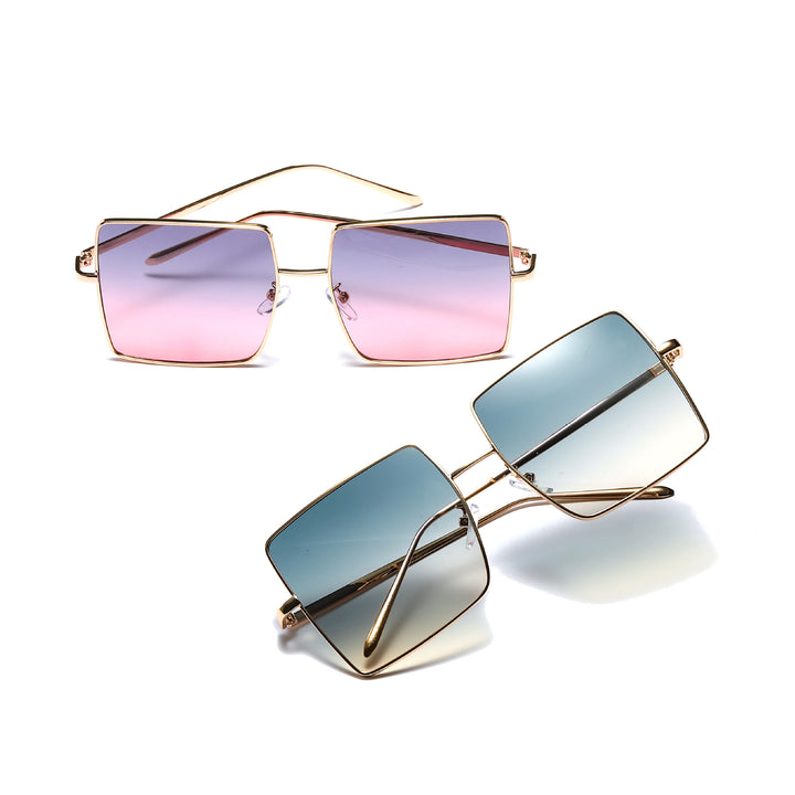 Damen Square Sonnenbrille mit einer eleganten Rahmenkonstruktion Karnz