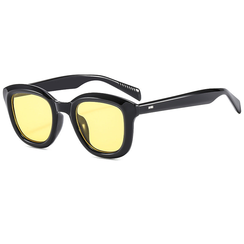 Damen Modische Sonnenbrille im eleganten, transparenten Design Karnz