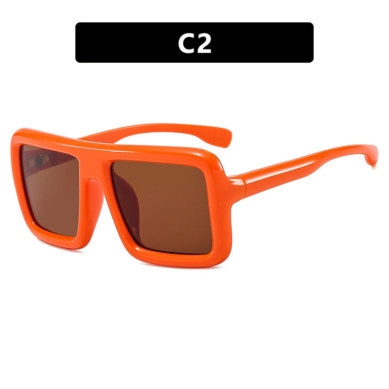 Damen Sonnenbrille im modernen, rechteckigen Design mit hoher UV-Schutzfunktion Karnz