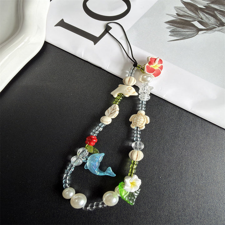 Handgemachter, von der Natur inspirierter, beaded Brillenhalter Karnz