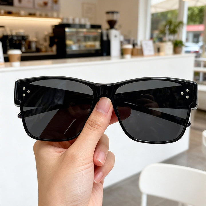 Fette geometrische Rahmen Sonnenbrille Karnz