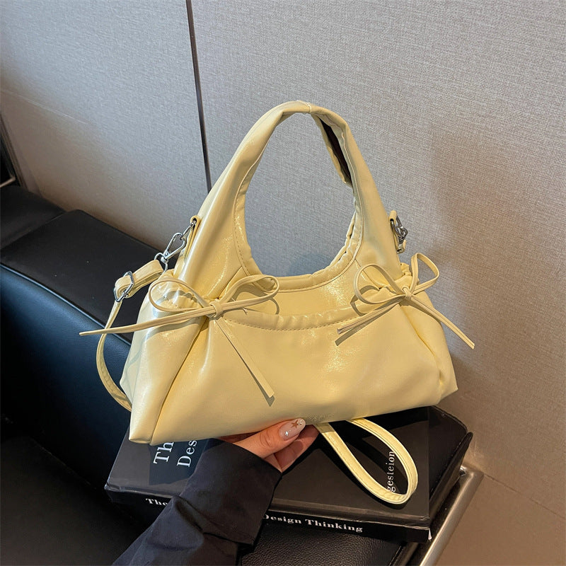 Eleganter Kunstleder Mini Rucksack