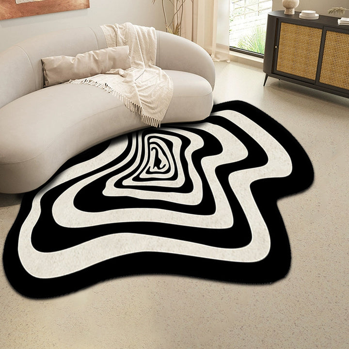 Abstract Wave Design Teppich