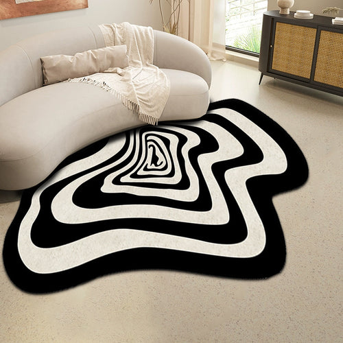 Abstract Wave Design Teppich