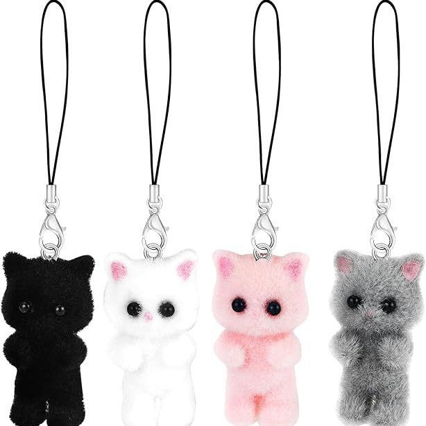 Kat-Themen Charms Schlüsselanhänger Set Karnz