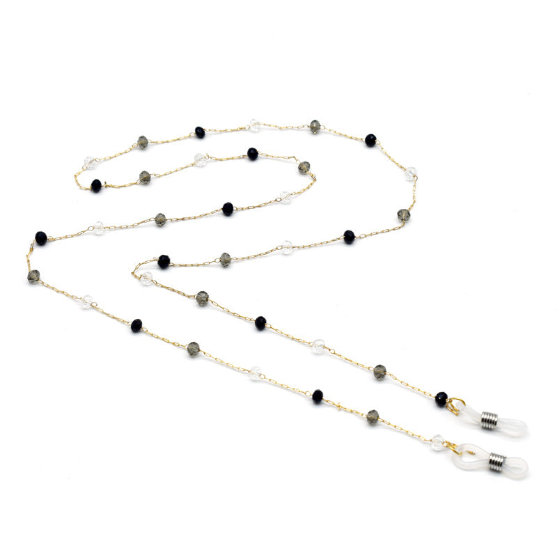 Elegante Perlen Brillen Kette Karnz
