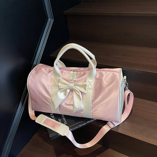 Elegante Schleifen-Akzent Duffel-Tasche Karnz