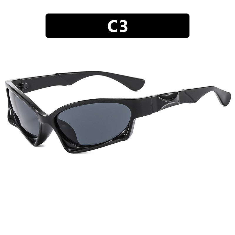 Damen sporty Sonnenbrille mit modernem, aerodynamischem Design Karnz