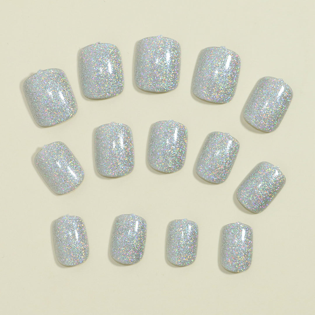 Glitzernde Press-On-Nagelspitzen Karnz