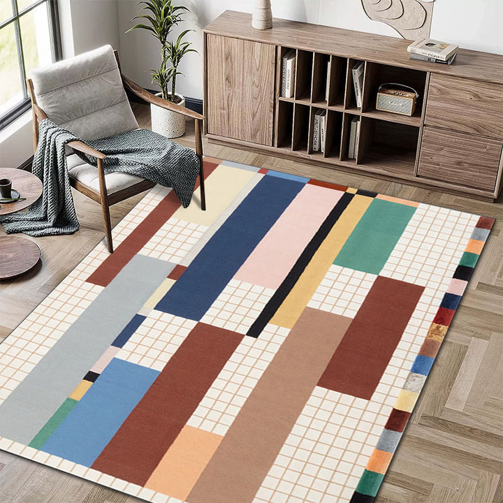 Geometrisch gemusterter Teppich