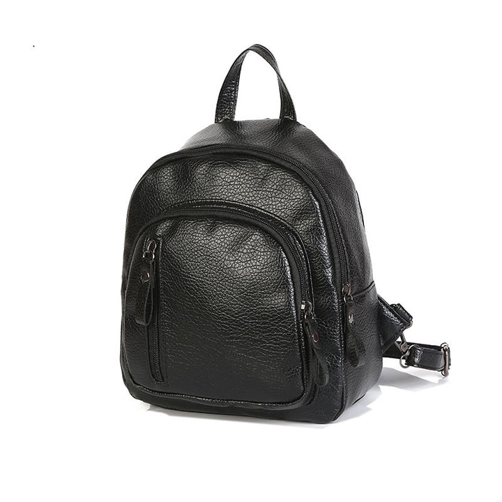 Stylische Leder Mini-Rucksack Karnz