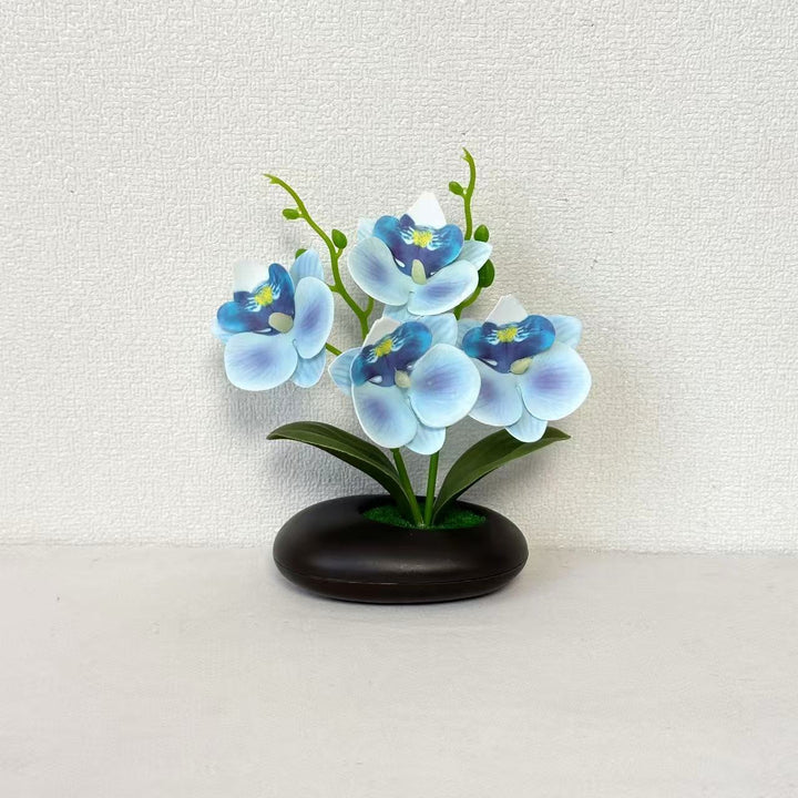 Elegante künstliche Orchideenblumenarrangements für die Innendekoration