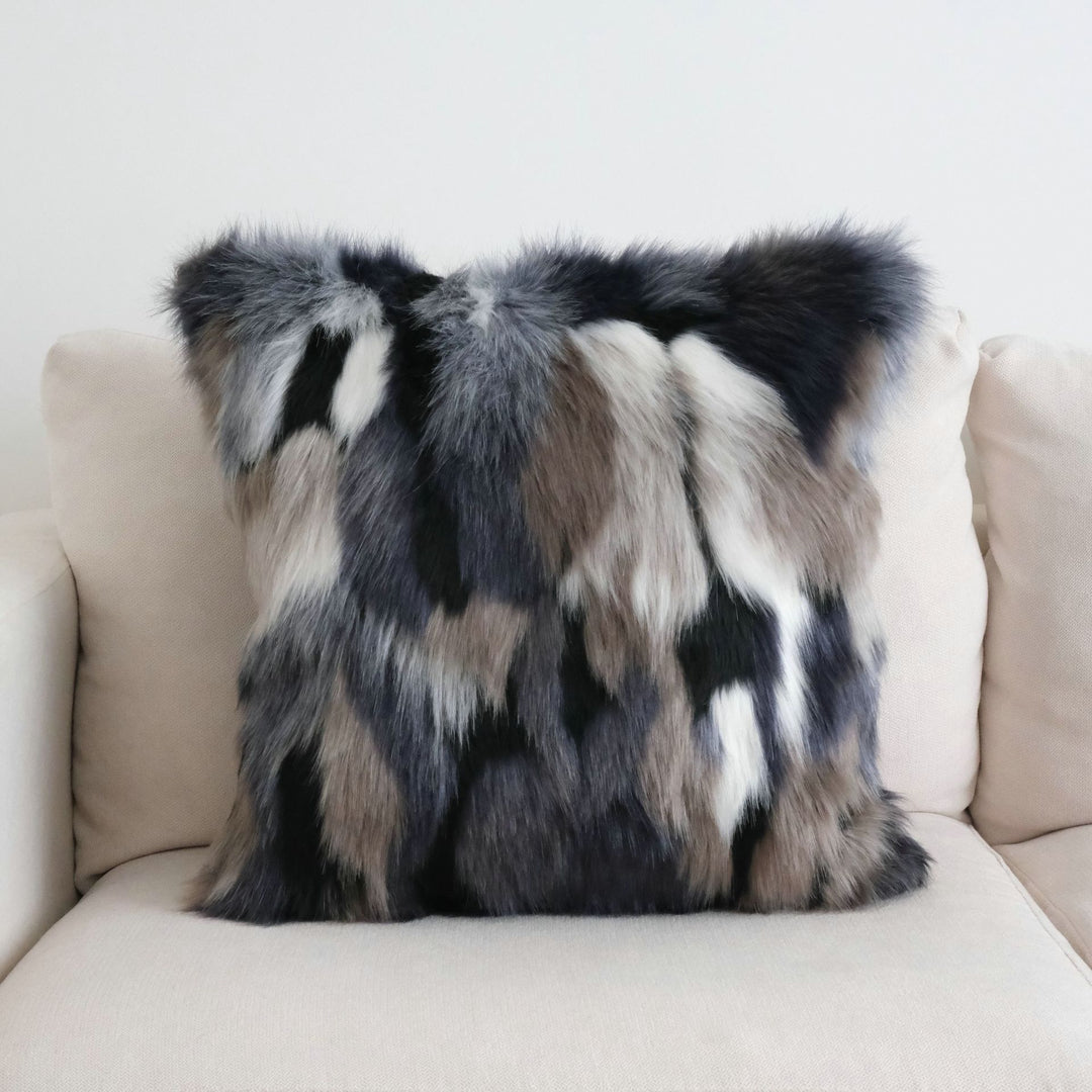 Faux-Fur-Akzentkissen für die Wohnkultur