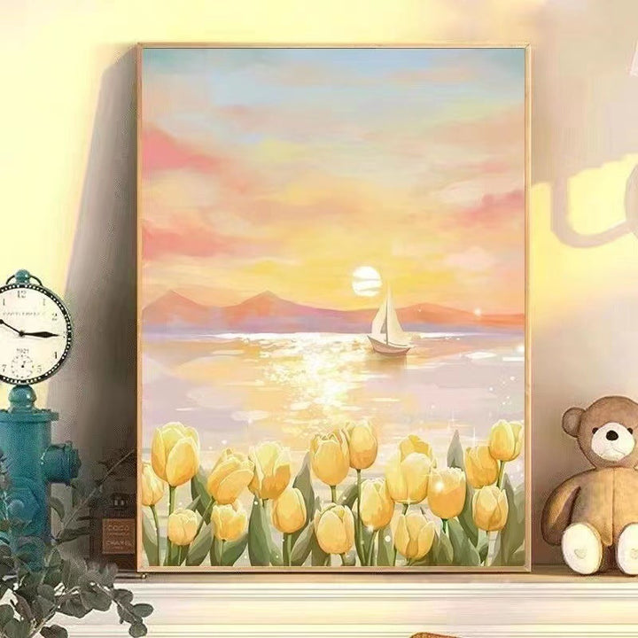Floral Landscape Leinwandkunst Karnz