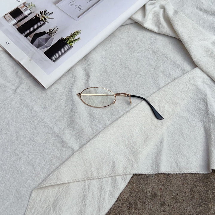 Retro-inspirierte ovale Rahmenbrille Karnz