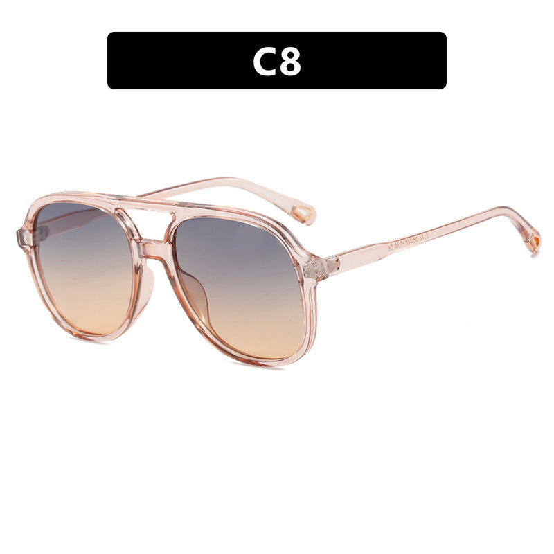 Damen geometrische Sonnenbrille mit luxuriösem Rahmen Karnz