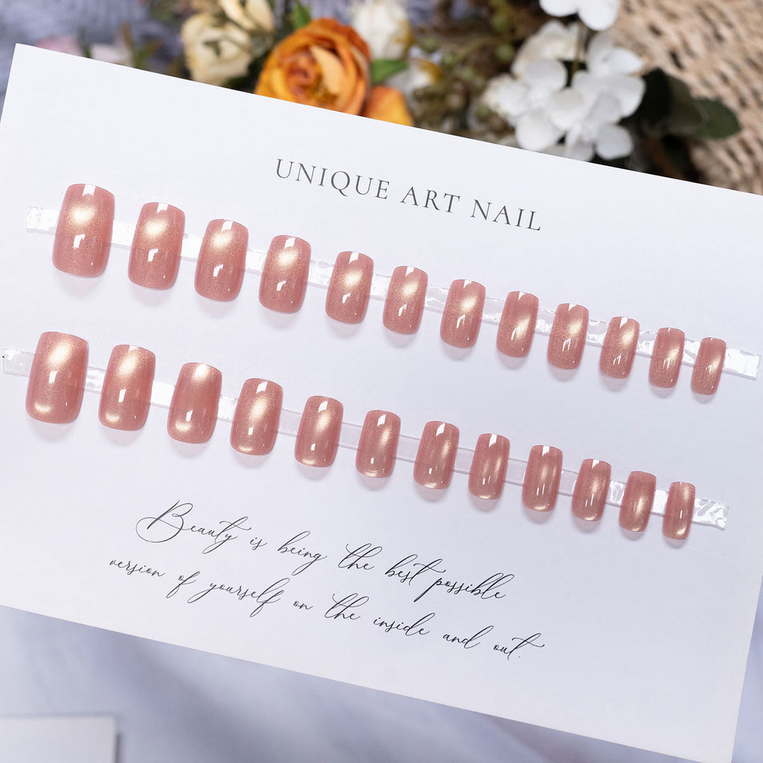 Ombre Glänzende Nagelkunst