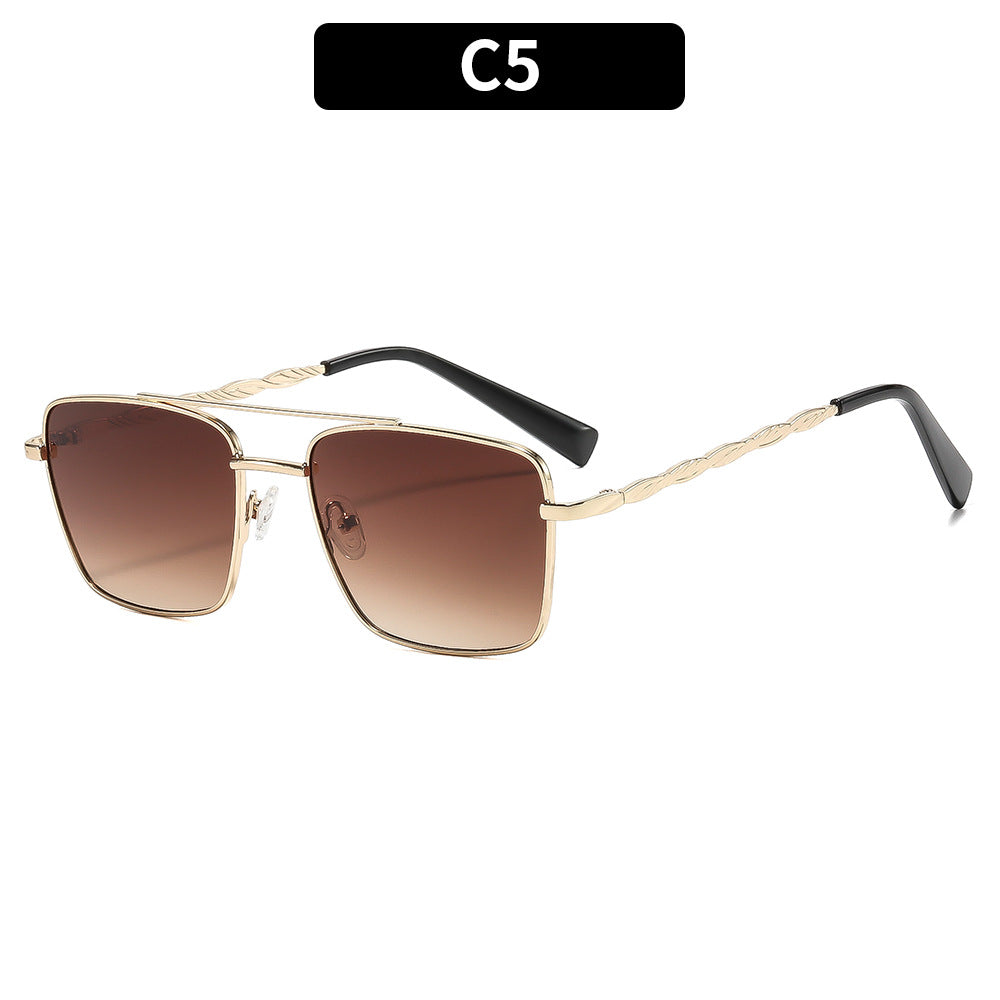 Designer quadratische Rahmen Sonnenbrillen