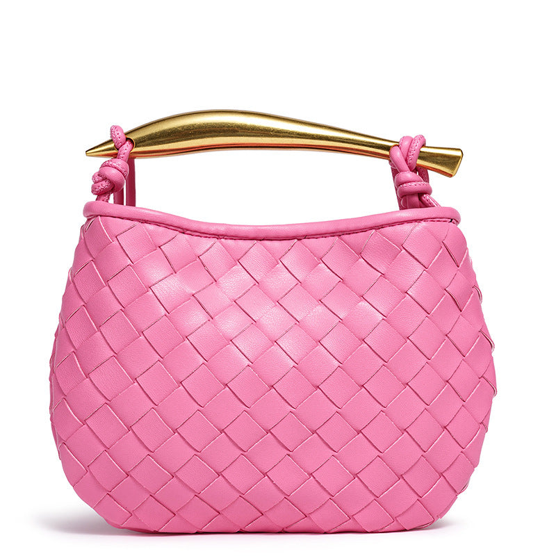 Stilvolle geflochtene Handtasche Karnz