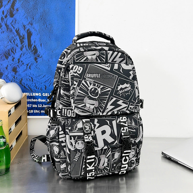 Urban Graphic Print Rucksack Karnz