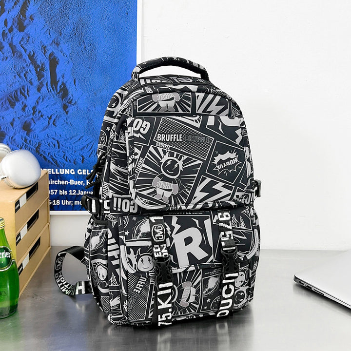 Urban Graphic Print Rucksack Karnz