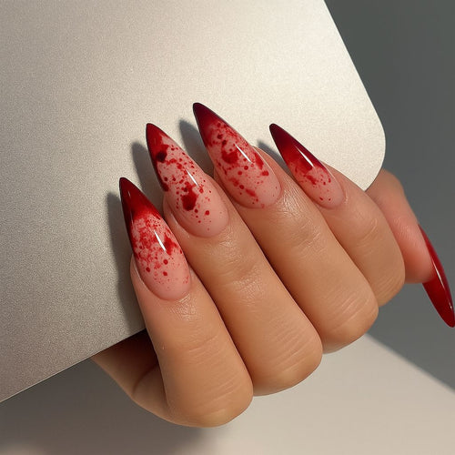 Künstlerisches Verlängertes Stilettonägel-Set Karnz
