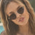 Damen extravagante Cat-Eye Sonnenbrille mit funkelnden Details Karnz