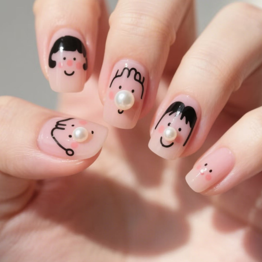 Verspielte Charakter Nagelkunst Karnz