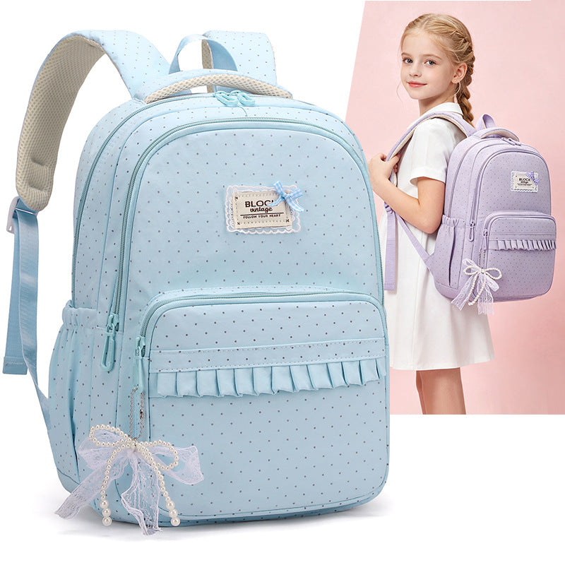 Dekorativer gepunkteter Rucksack Karnz