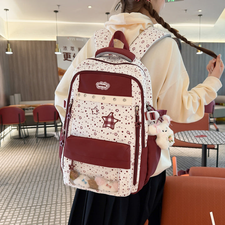 Transparente Taschen-Rucksack Karnz