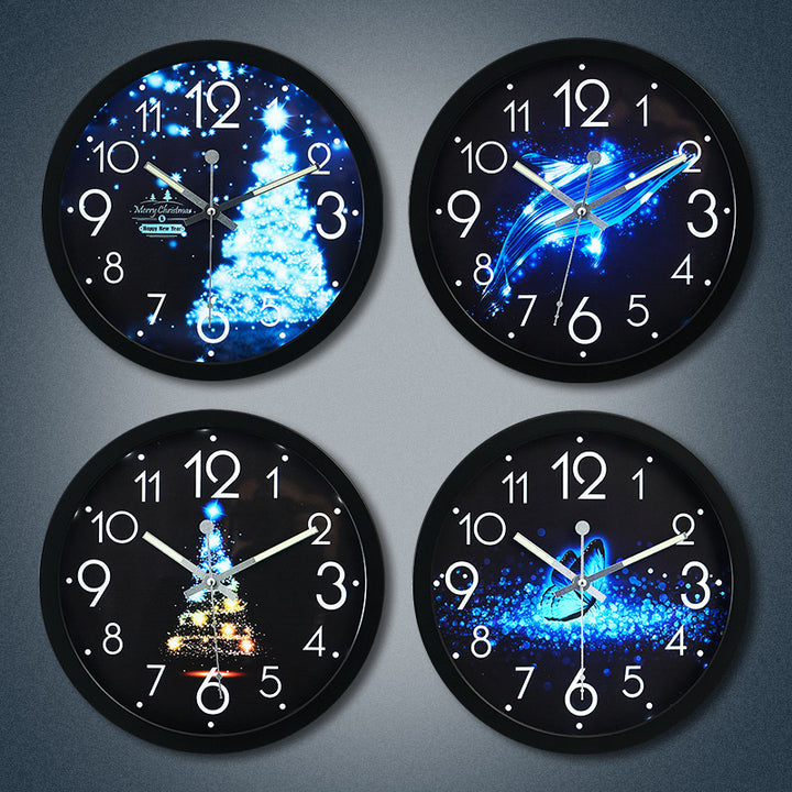 Wanduhr mit Elegantem Schmetterlingsdesign Karnz