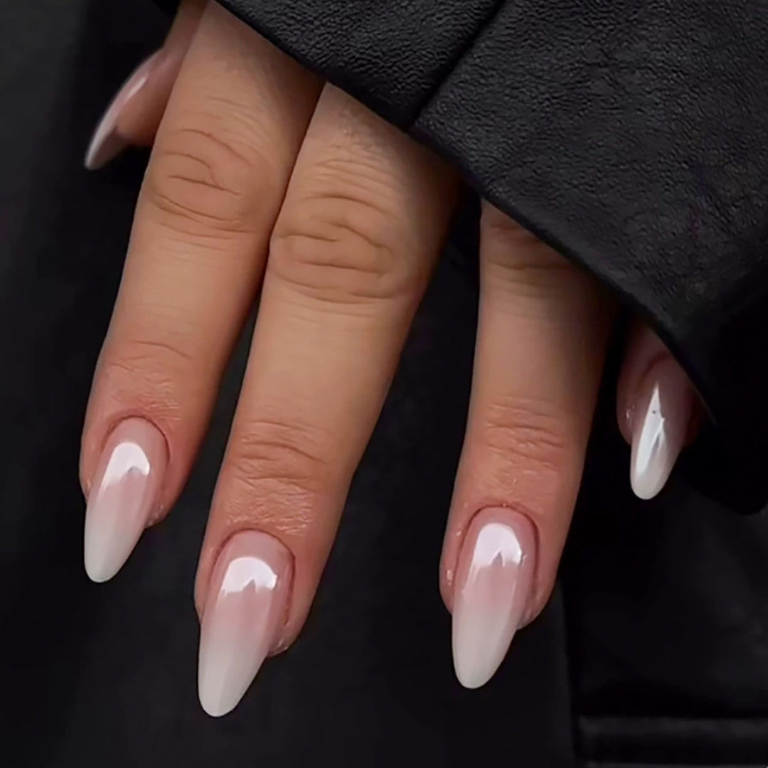 Elegante Ombre Stiletto Drucknägel
