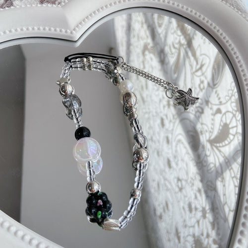 Eleganter Perlen-Charm-Brillenhalter Karnz