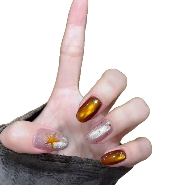 Glitzernde Ombré Nagel Kunst Extensions