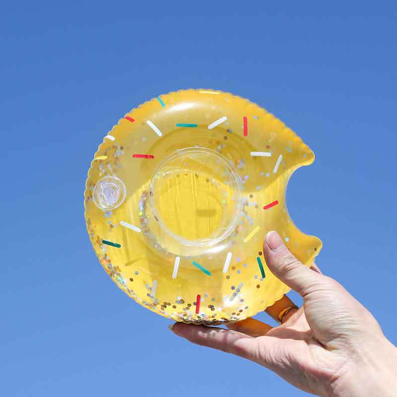 Damen Aufblasbarer Schwimmring mit floralem Design Karnz