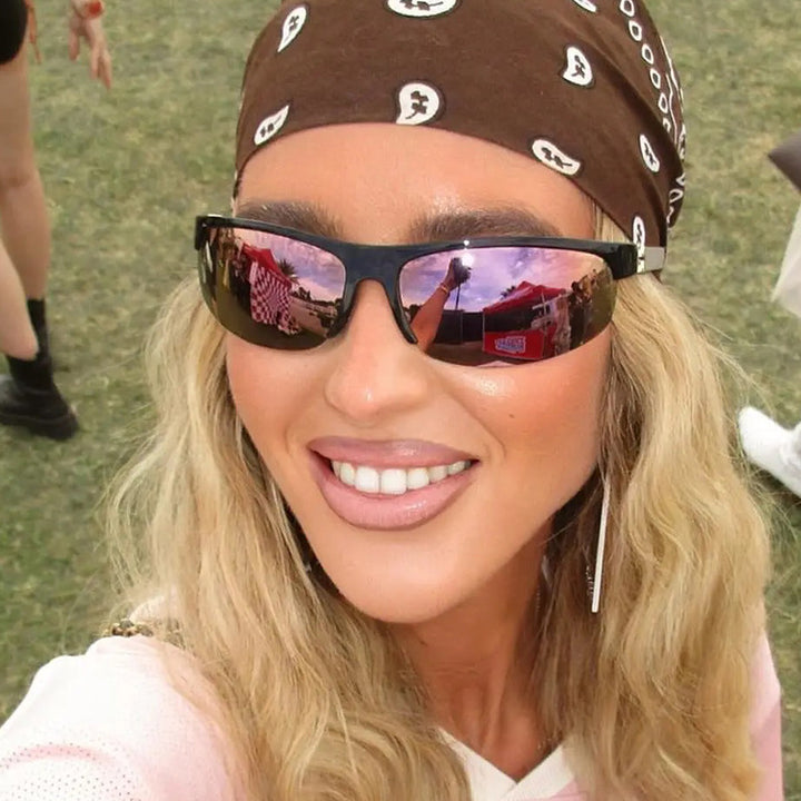 Damen modische Sonnenbrille mit polarisierenden Gläsern und stilvollem Rahmen Karnz