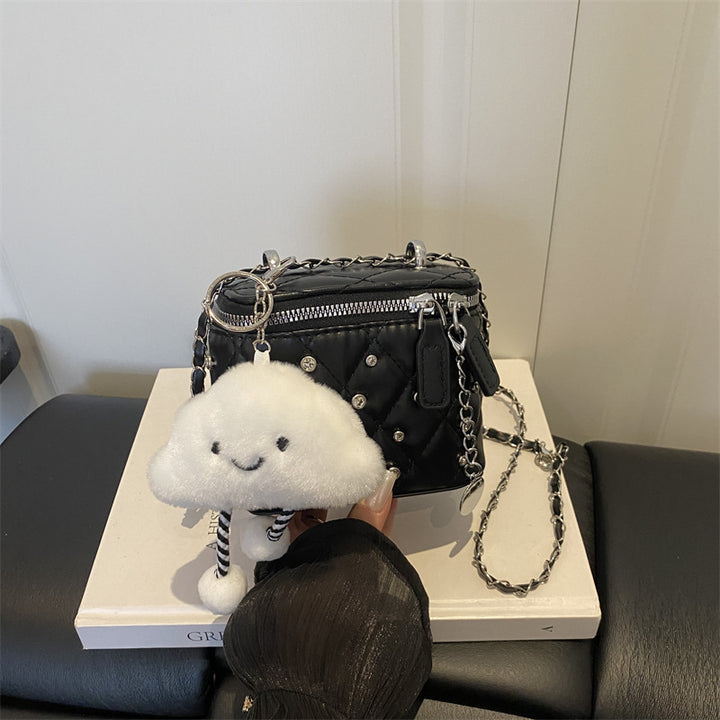 Trendige gesteppte Mini-Crossbody-Tasche