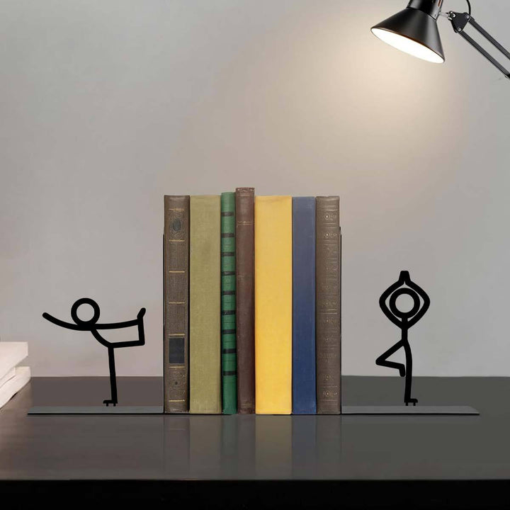 Dekorative Yoga-Pose-Kunst