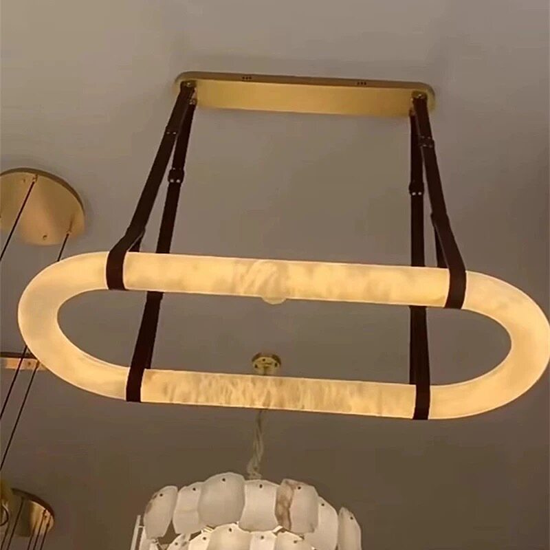 Moderne Minimalistische Oval Pendant Light