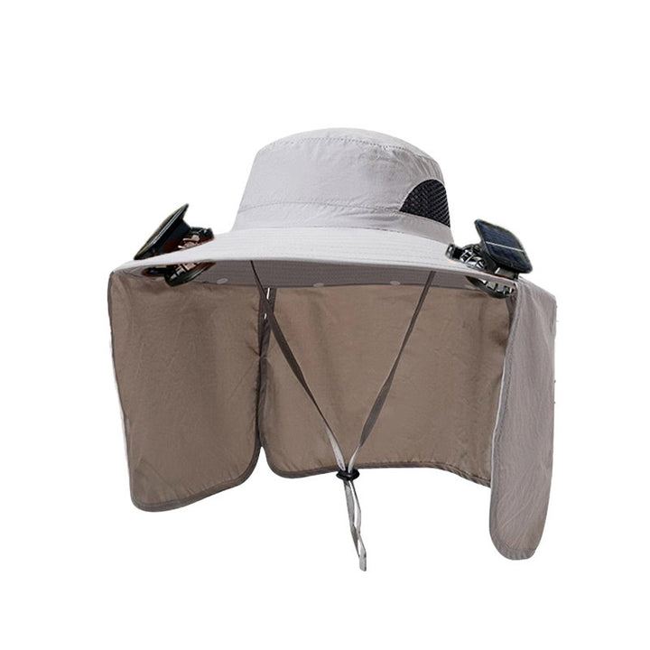 Unisex Sonnenschutz-Hut mit integriertem Nackenschutz und atmungsaktivem Mesh-Kopfteilen Karnz
