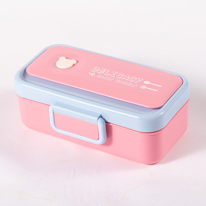 Mehrschichtige Bento-Lunchbox mit sicherem Verschluss